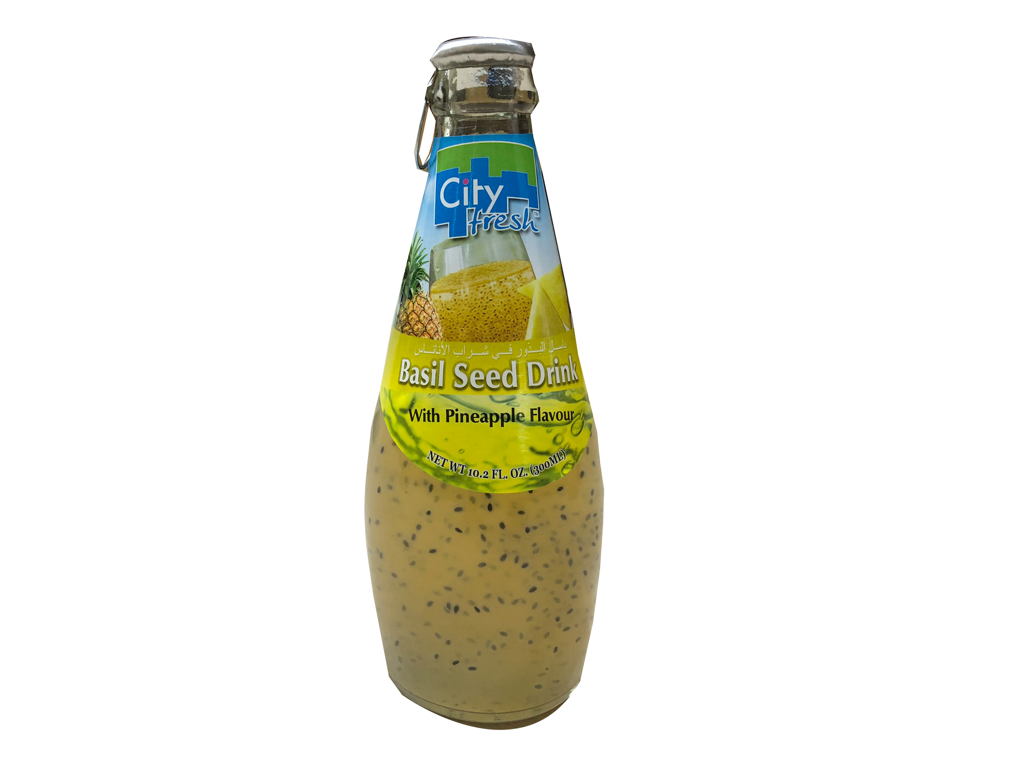 Basil Seed Pineapple Juice Drink
